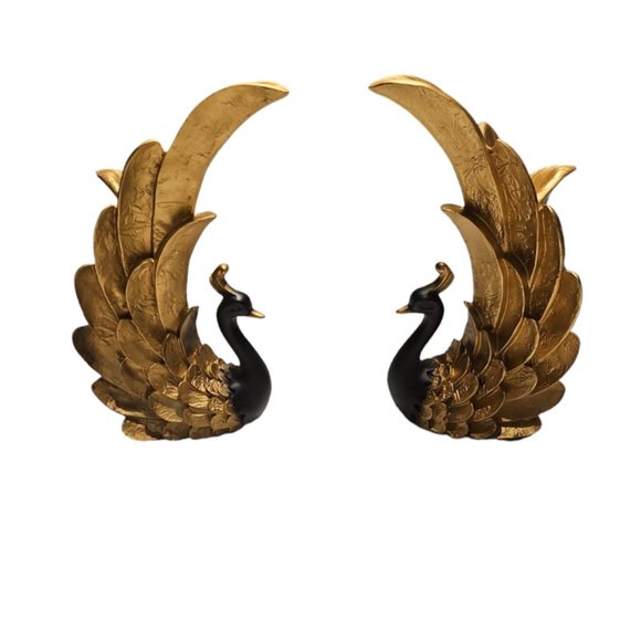 golden black peacock pair of two for sale - Picture 5 of 5